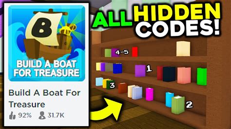 Build A Boat For Treasure Book Code *SECRET* BOOKSHELF CODE (tutorial) | Build a boat for Treasure ROBLOX